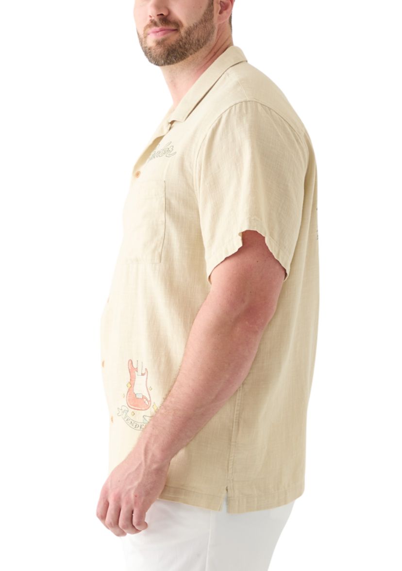 Big & Tall Fender Embroidered Shirt