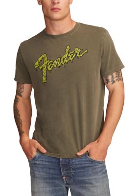 Lucky Brand Men's Fender Monster T-Shirt, Small