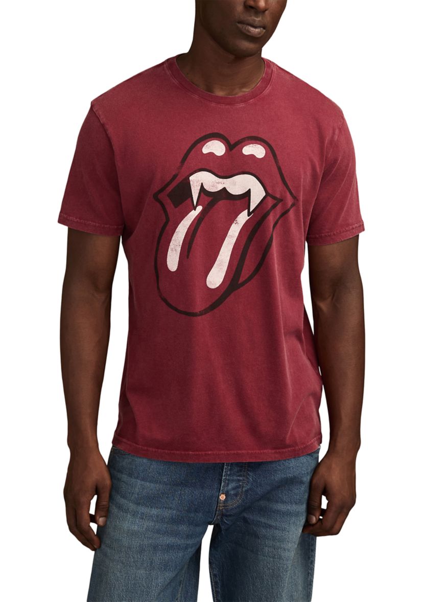 Mens Rolling Stones Fangs T-Shirt