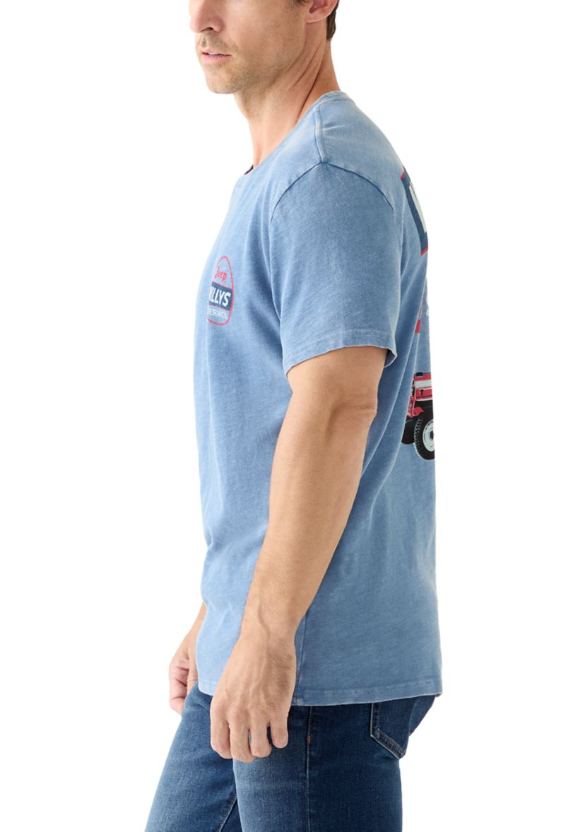 Mens Jeep Willys Graphic T-Shirt