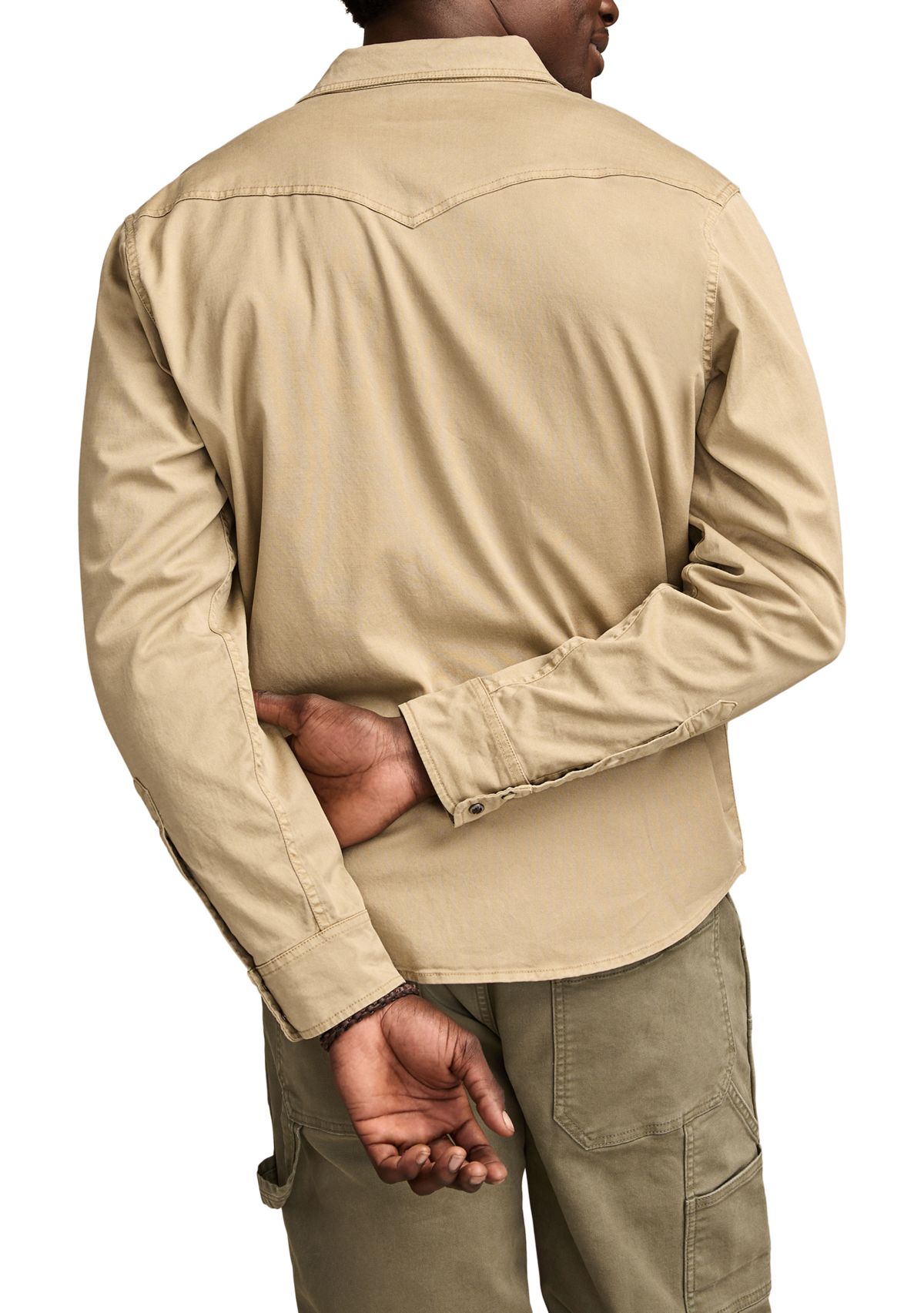 Long Sleeve Twill Western Shirt 