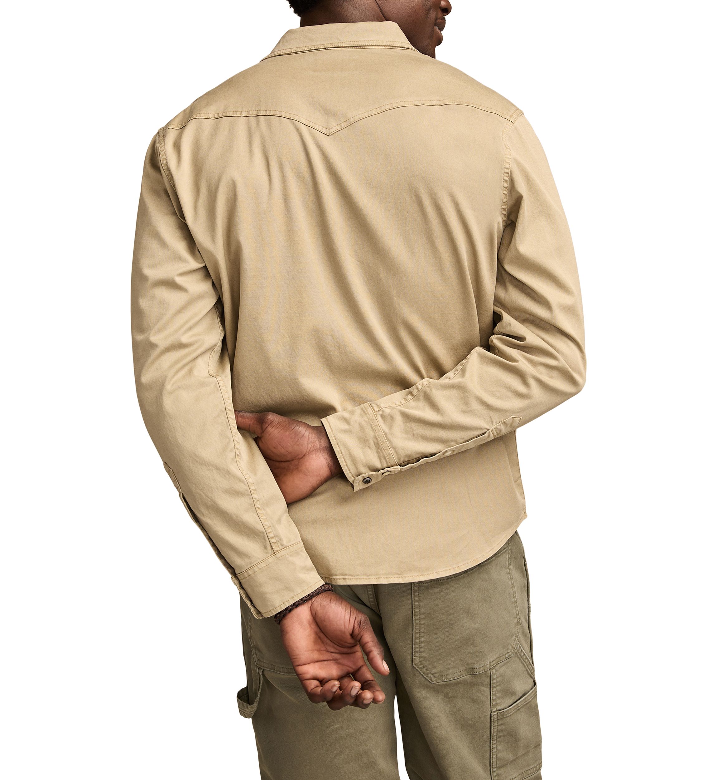Long Sleeve Twill Western Shirt 
