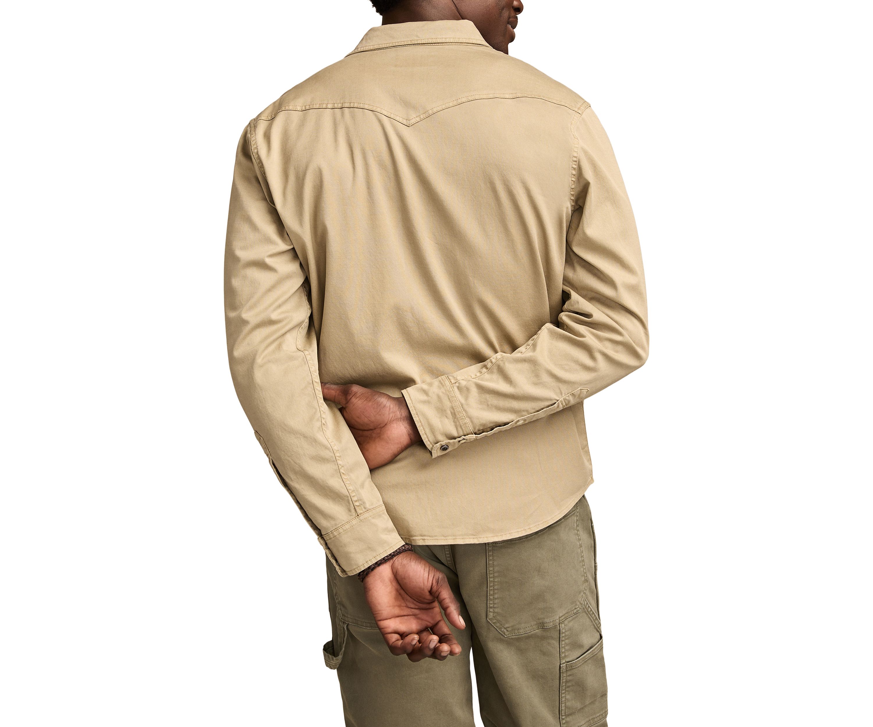 Long Sleeve Twill Western Shirt 