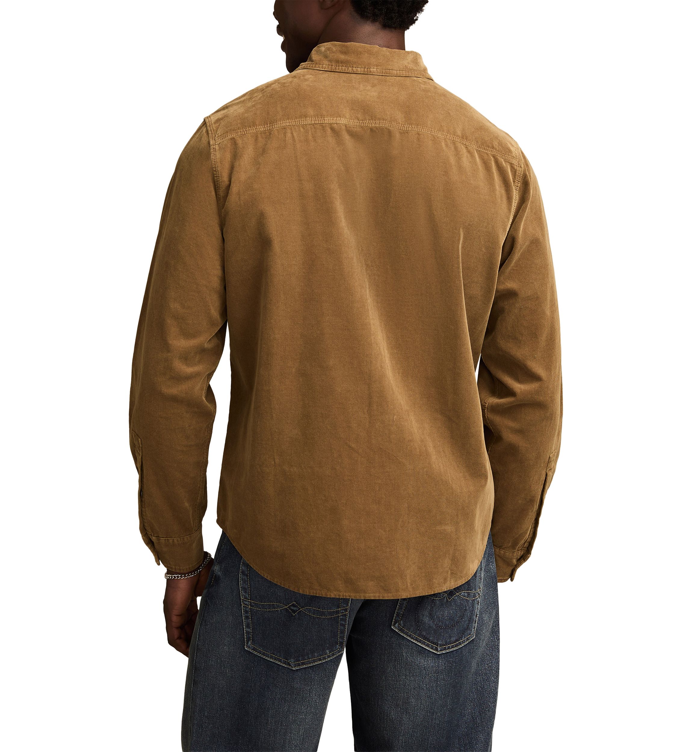 Long Sleeve Corduroy Utility Shirt