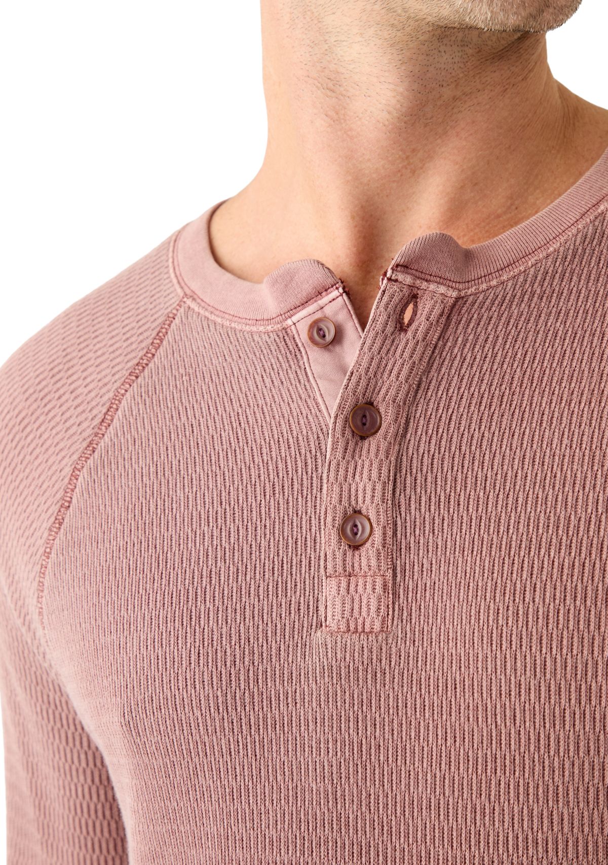 Birdseye Thermal Henley Shirt 