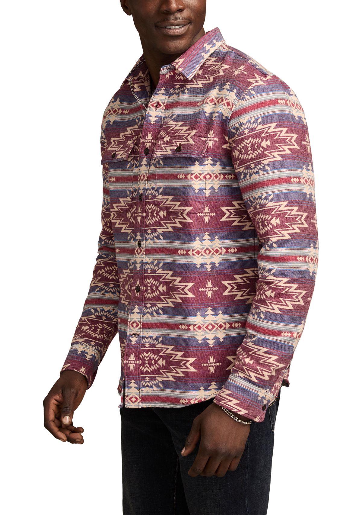 Mens Jacquard Flannel Humboldt Shirt