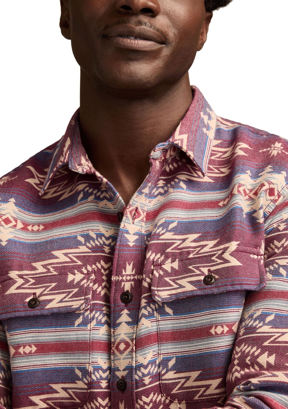 Mens Jacquard Flannel Humboldt Shirt