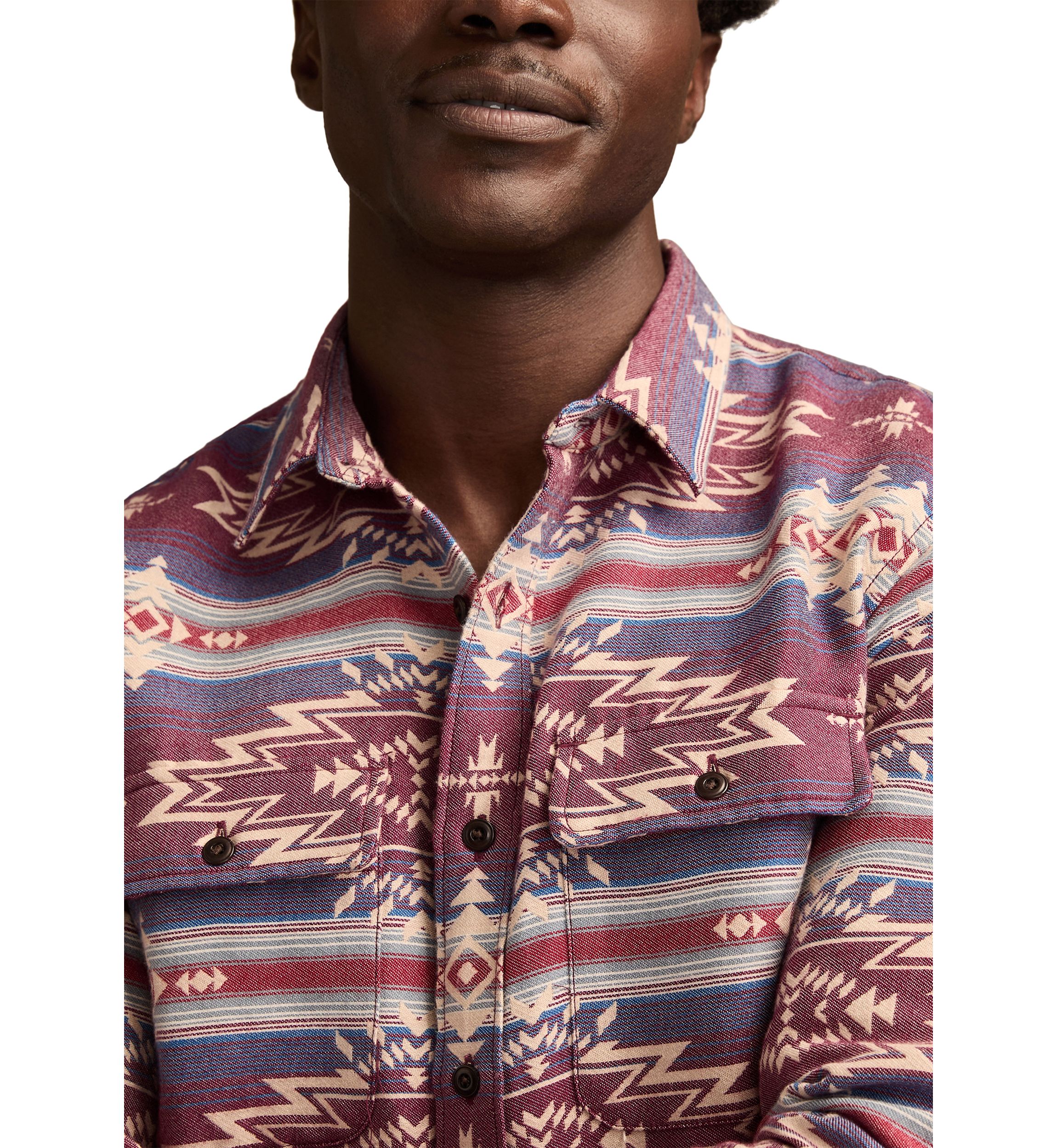 Mens Jacquard Flannel Humboldt Shirt