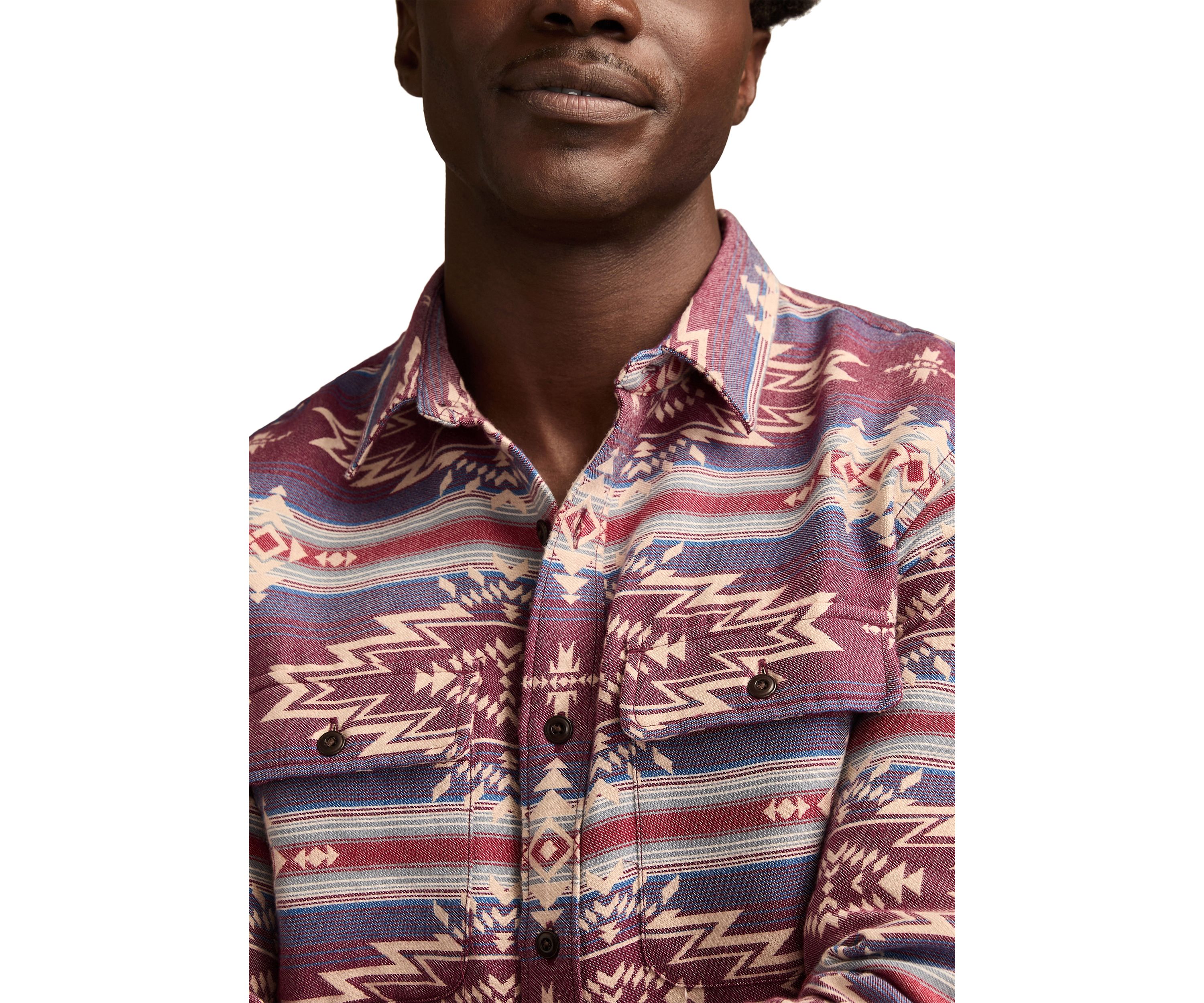 Mens Jacquard Flannel Humboldt Shirt
