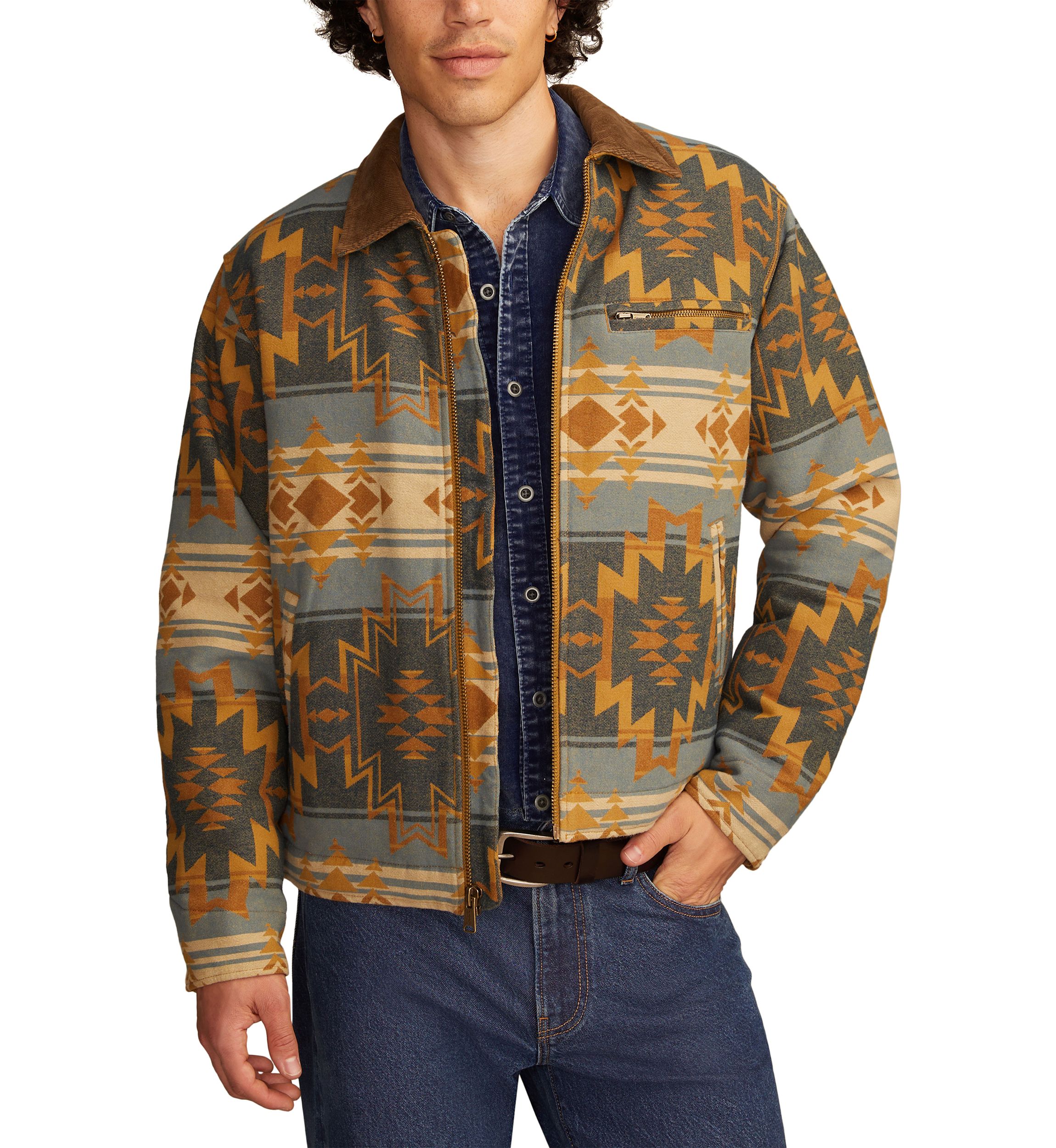 Jacquard Blanket Jacket