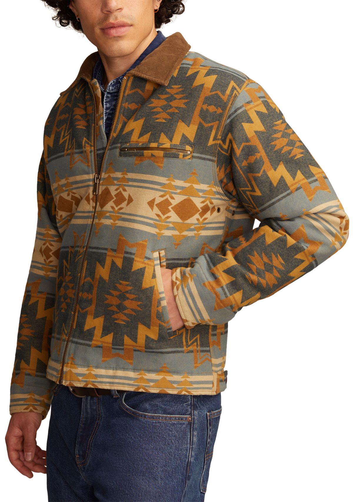 Jacquard Blanket Jacket