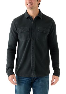 Lucky Brand Men's Thermal Button Up Shirt, 2XL