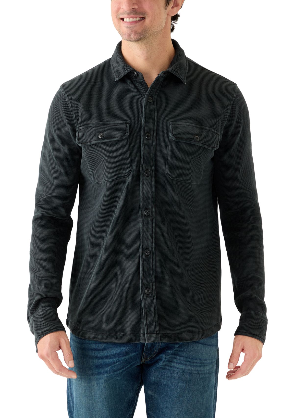 Thermal Button Up Shirt  
