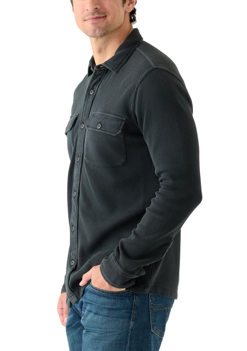 Thermal Button Up Shirt  