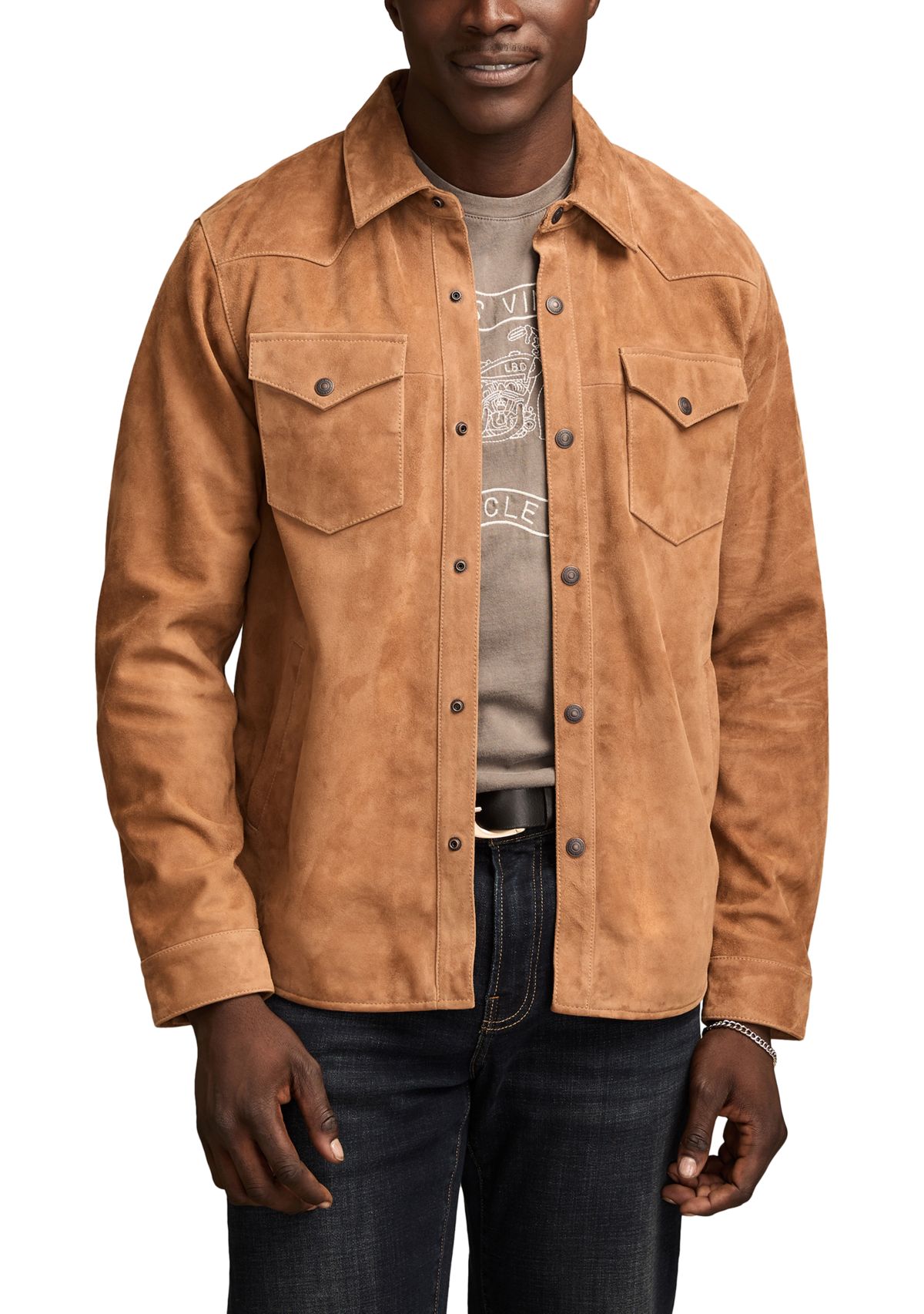 Suede Western Shirt 
