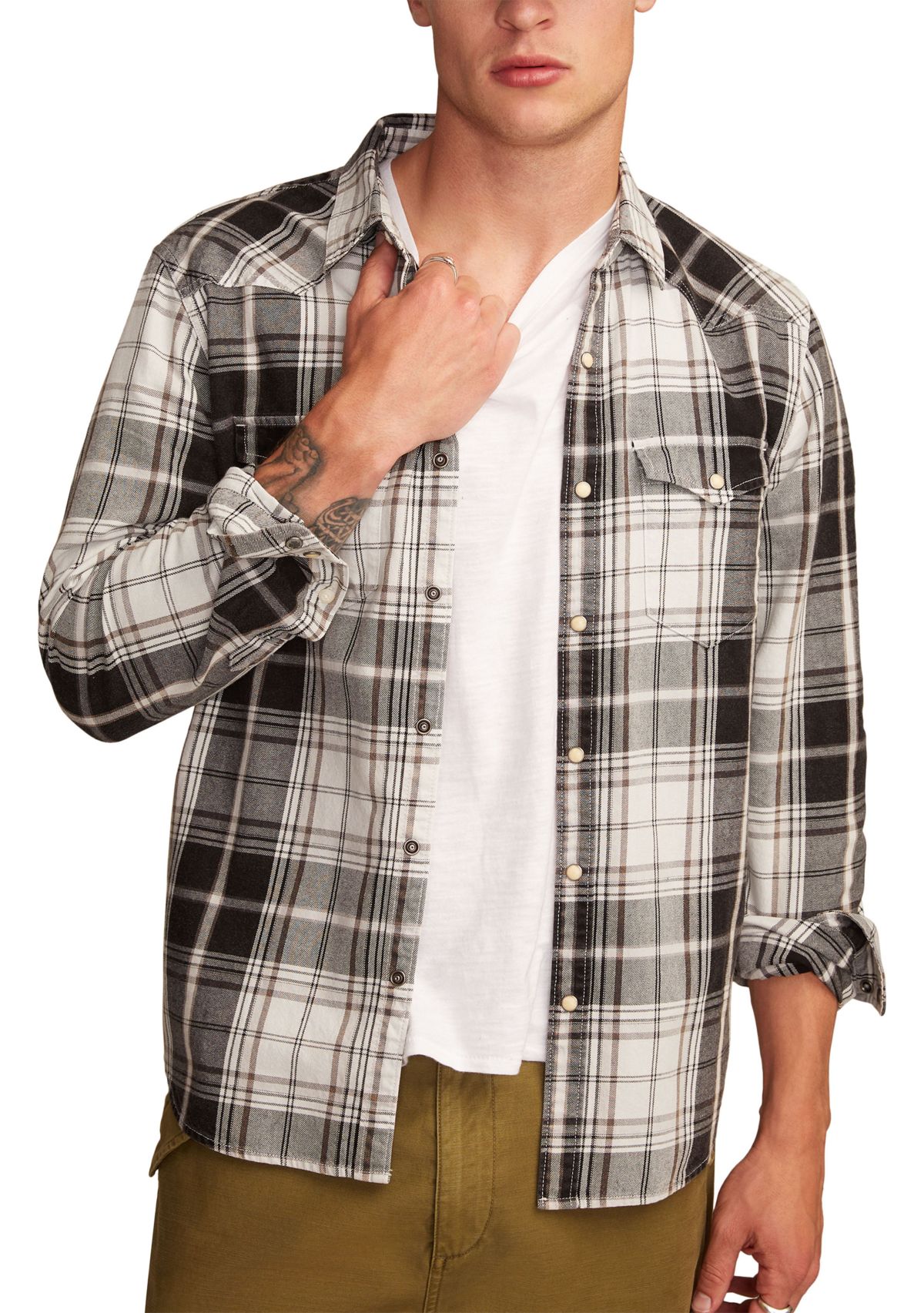 Long Sleeve Sulfur Black Masa Western Shirt