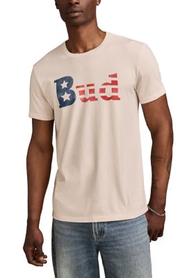 Lucky Brand Men's Budweiser Americana Graphic T-Shirt
