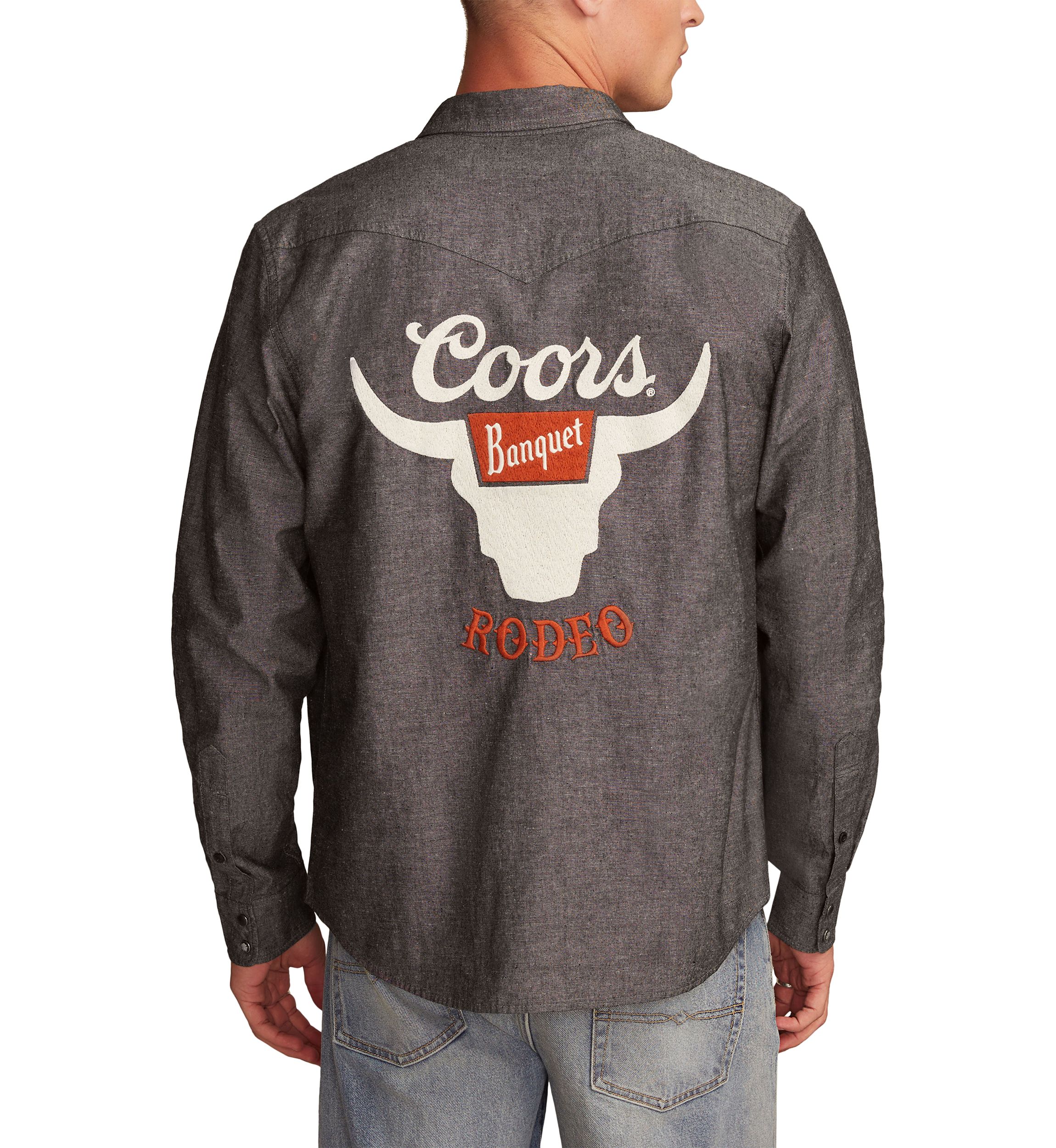 Coors Rodeo Western Button Up Shirt 