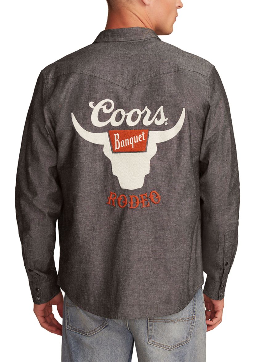 Coors Rodeo Western Button Up Shirt 