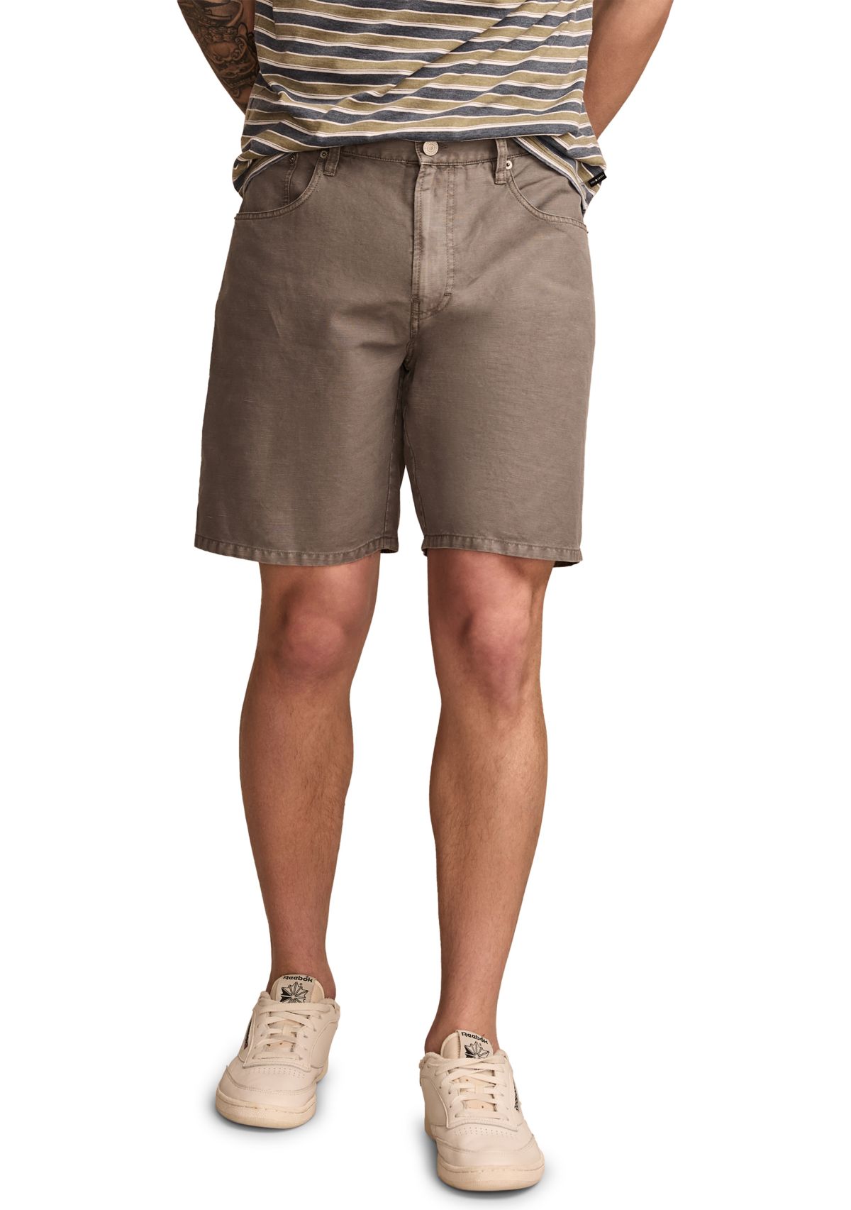 5 Pocket Linen Shorts