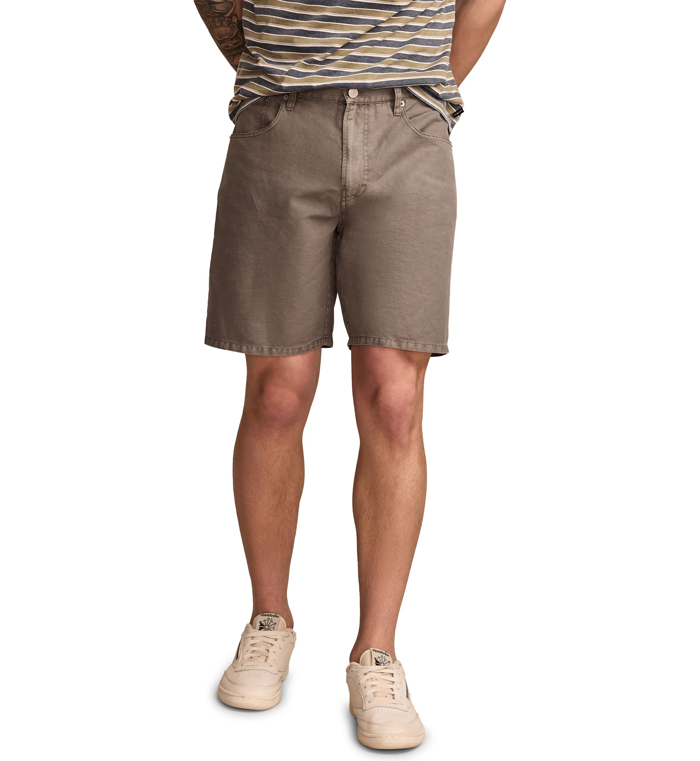 5 Pocket Linen Shorts