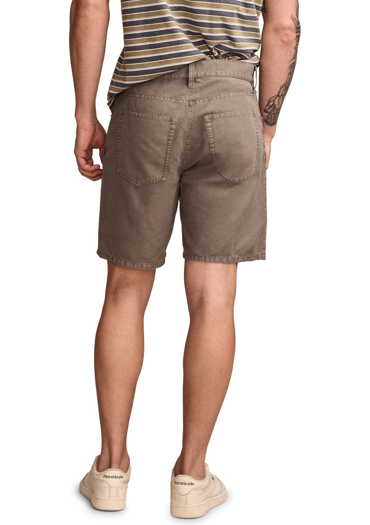 5 Pocket Linen Shorts