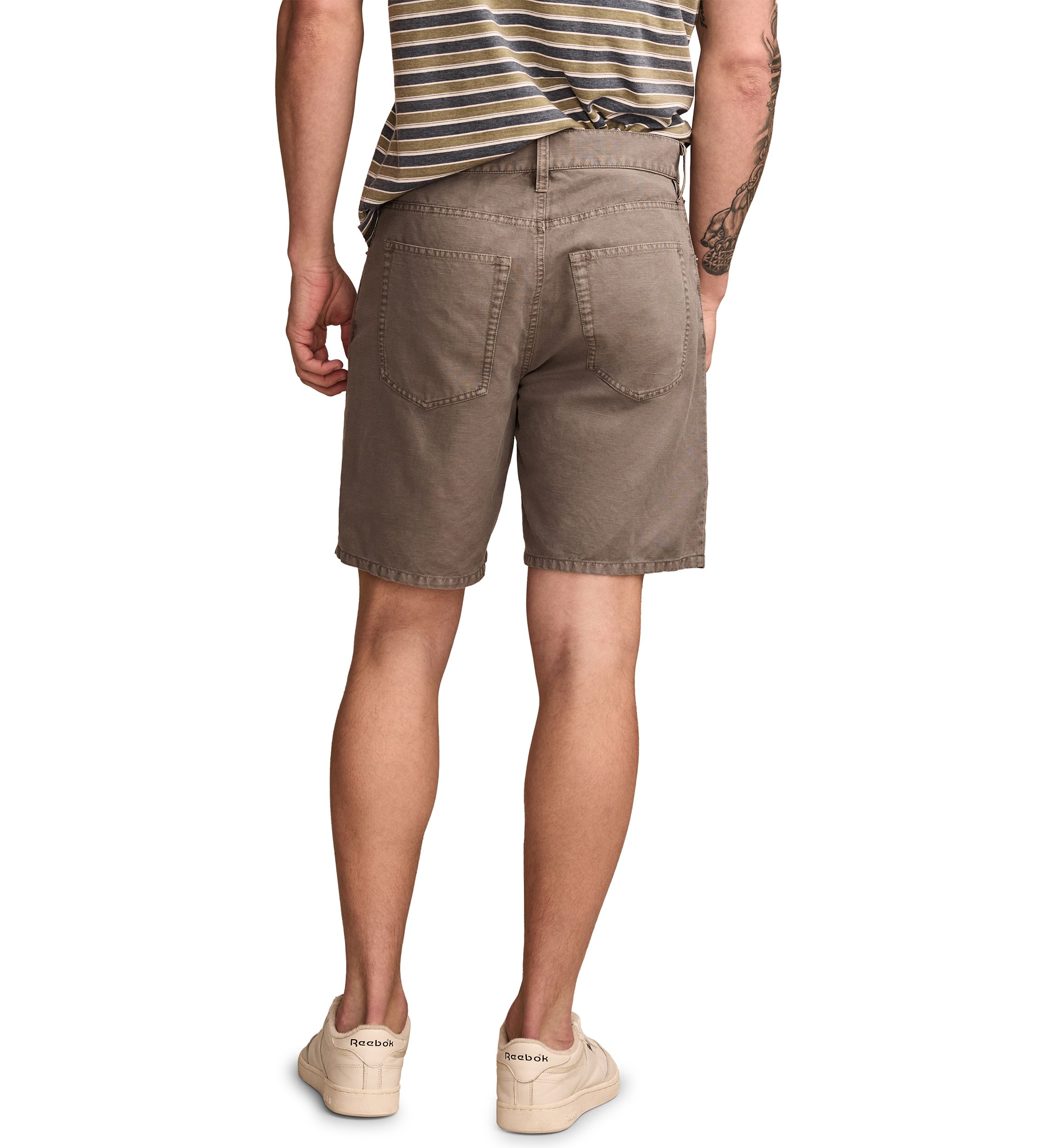 5 Pocket Linen Shorts