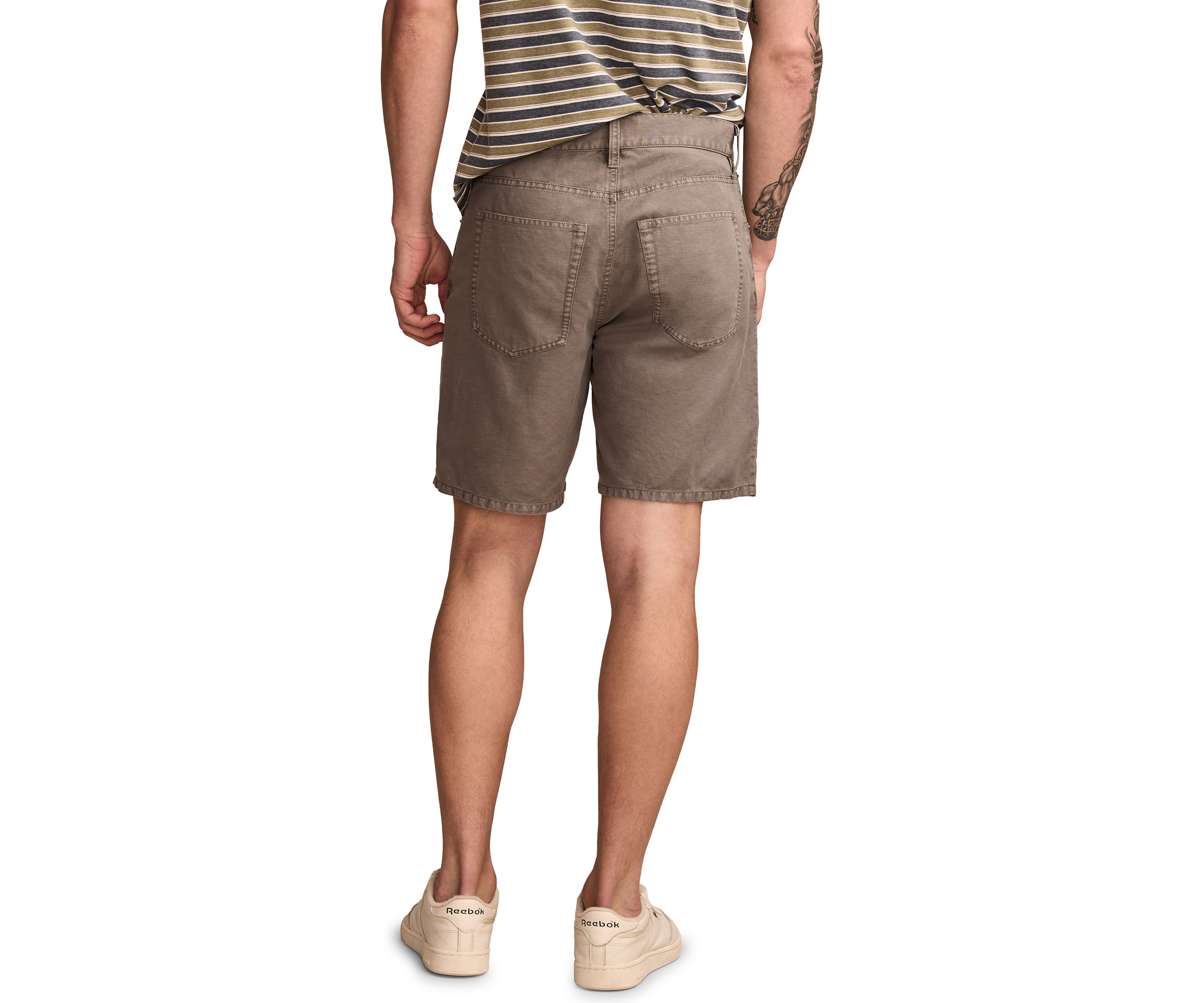 5 Pocket Linen Shorts