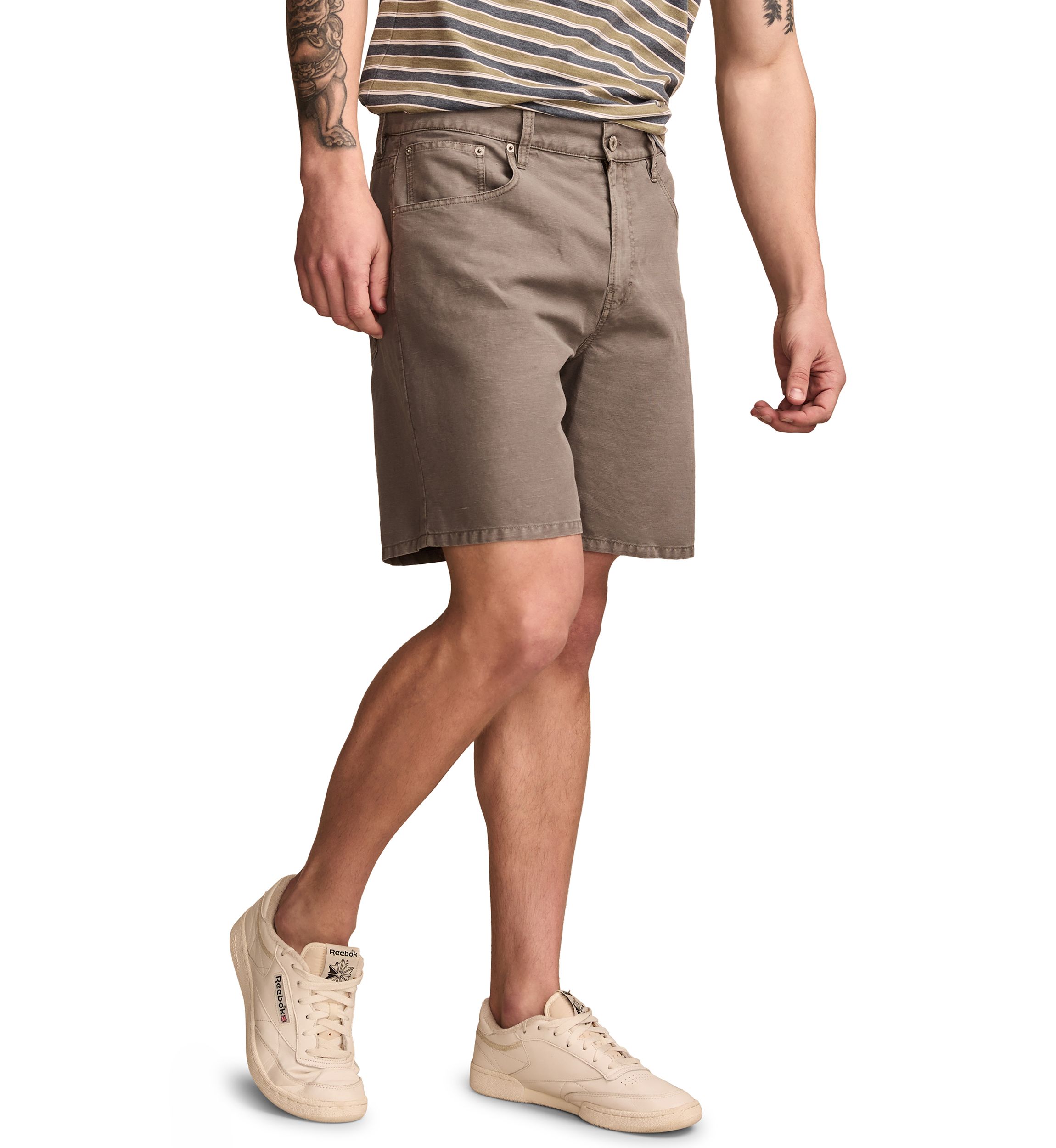 5 Pocket Linen Shorts