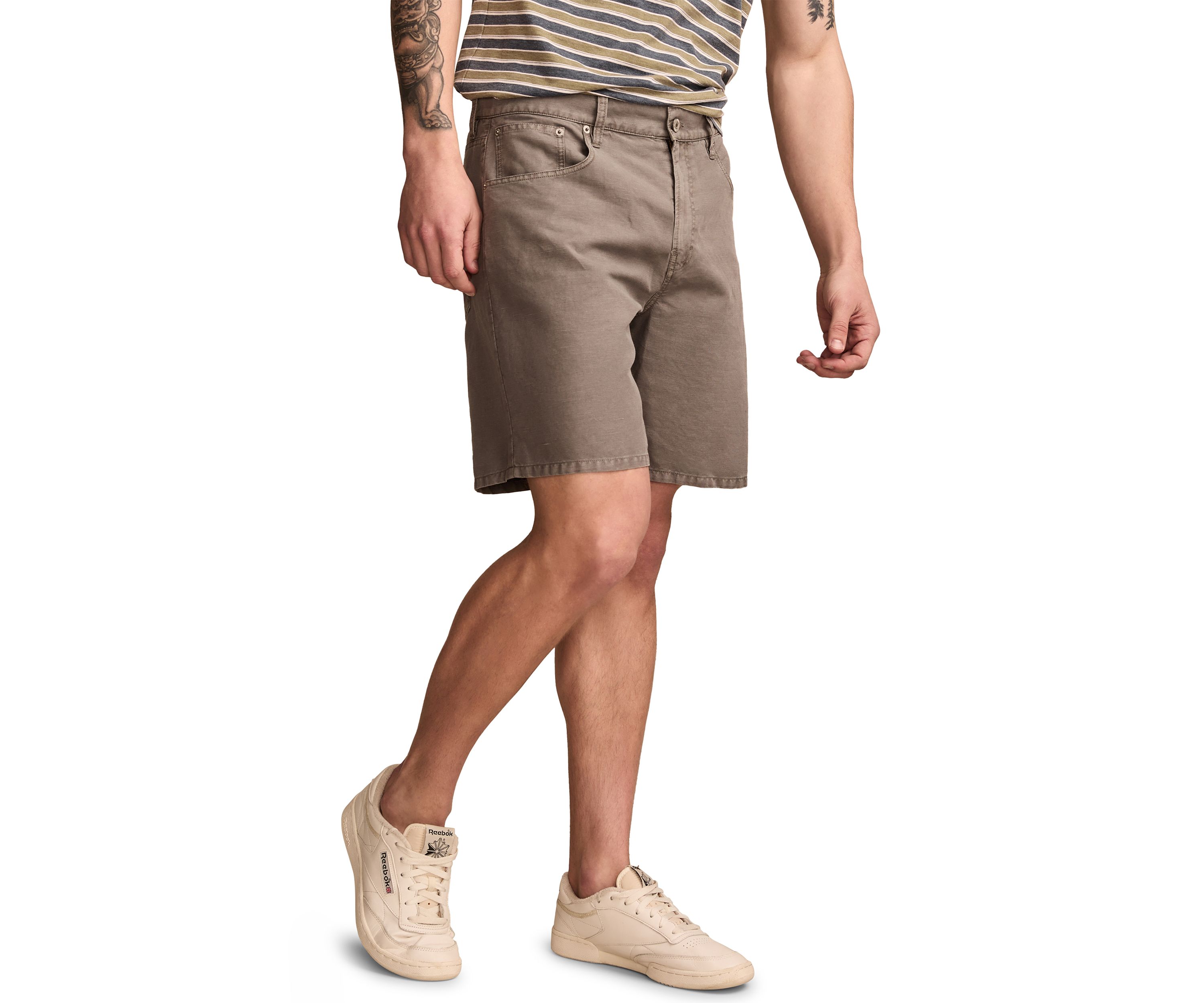 5 Pocket Linen Shorts