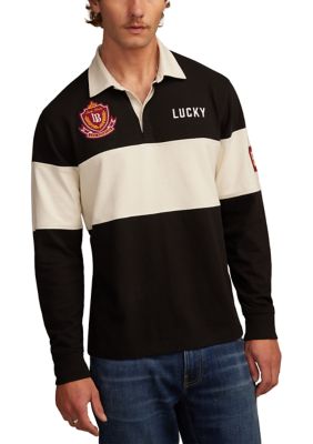 Lucky Brand Men's Rugby Stripe Polo Shirt