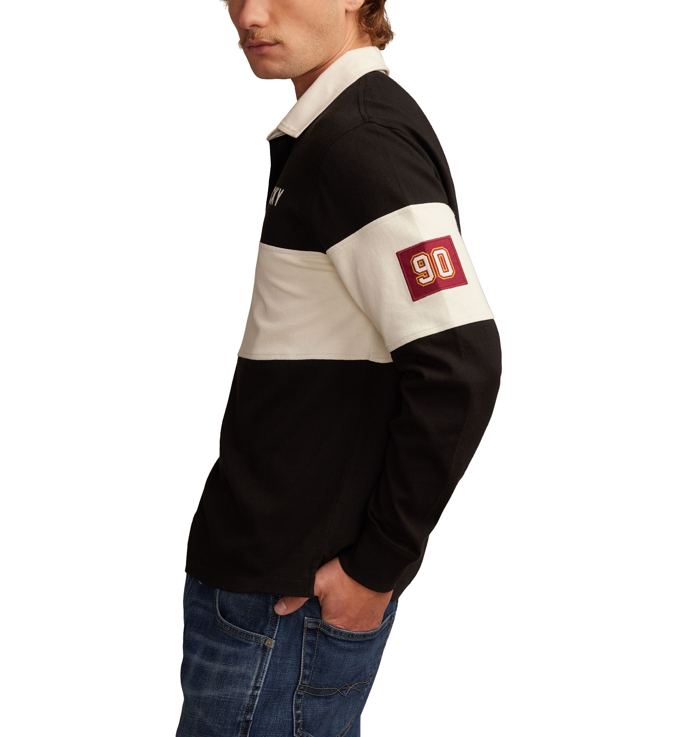 Rugby Stripe Polo Shirt 