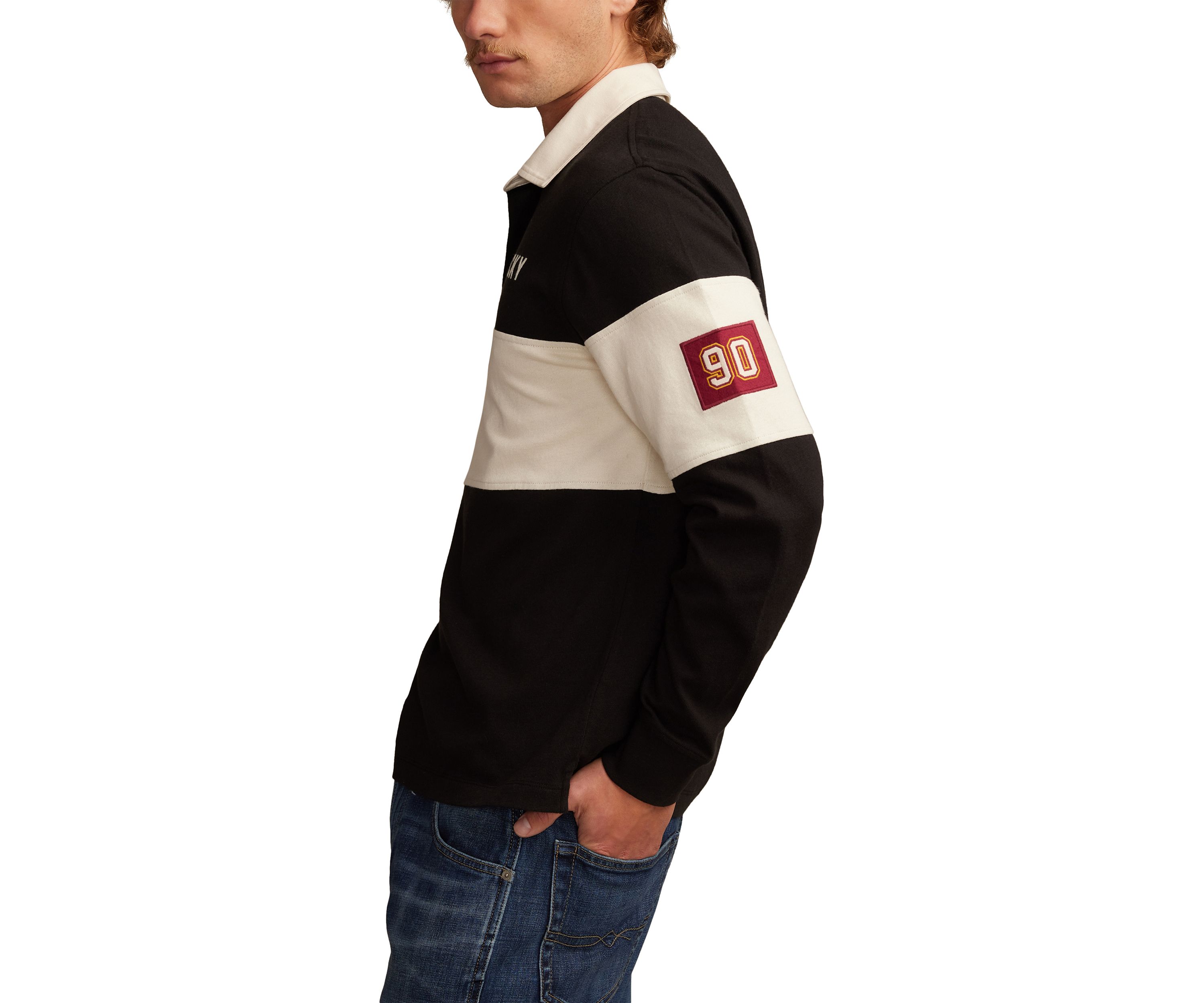 Rugby Stripe Polo Shirt 