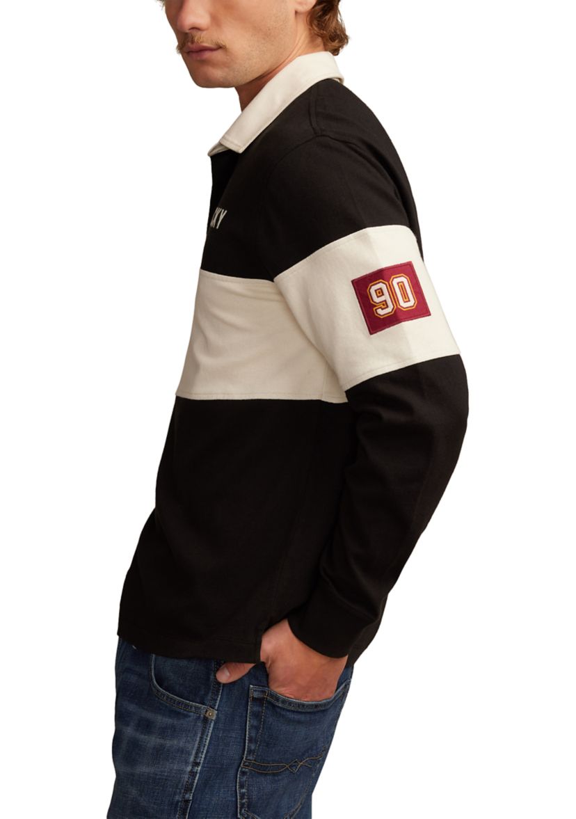 Rugby Stripe Polo Shirt 
