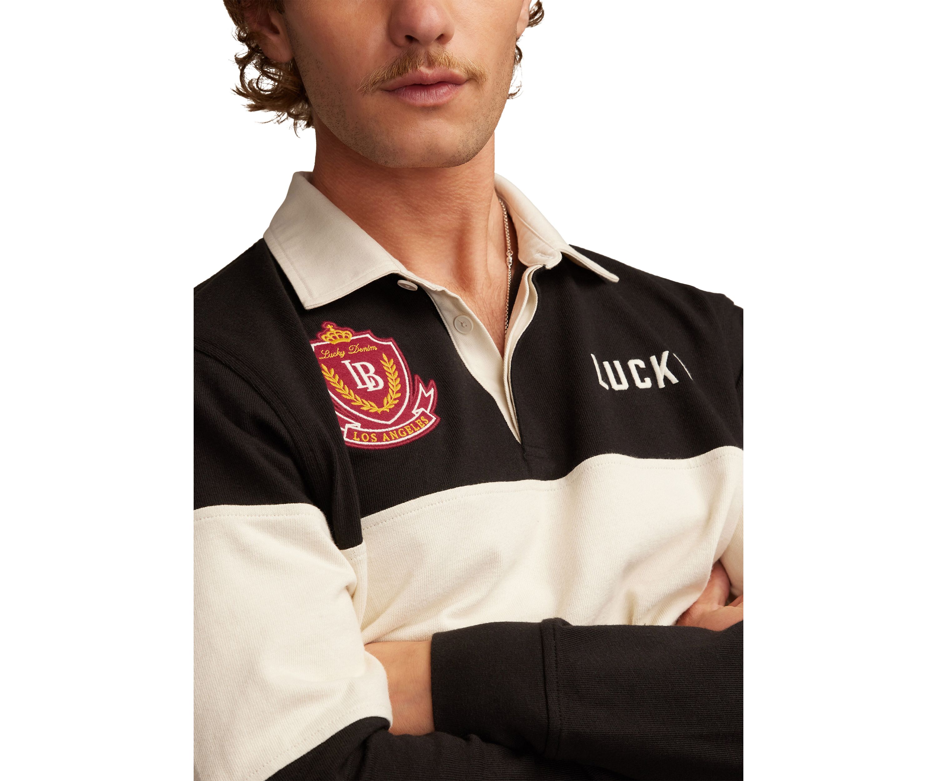 Rugby Stripe Polo Shirt 