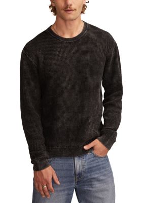 Lucky Brand Men's Waffle Crew Sweater