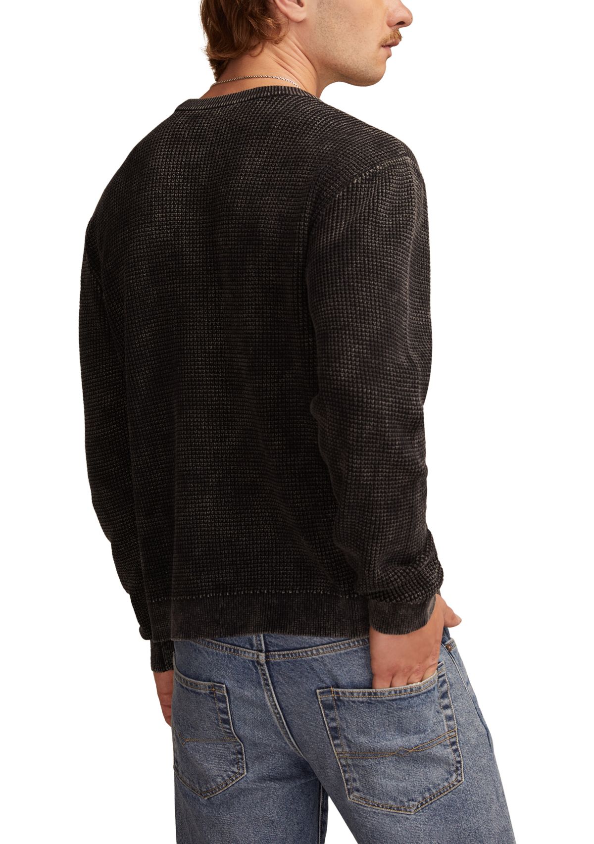 Waffle Crew Sweater