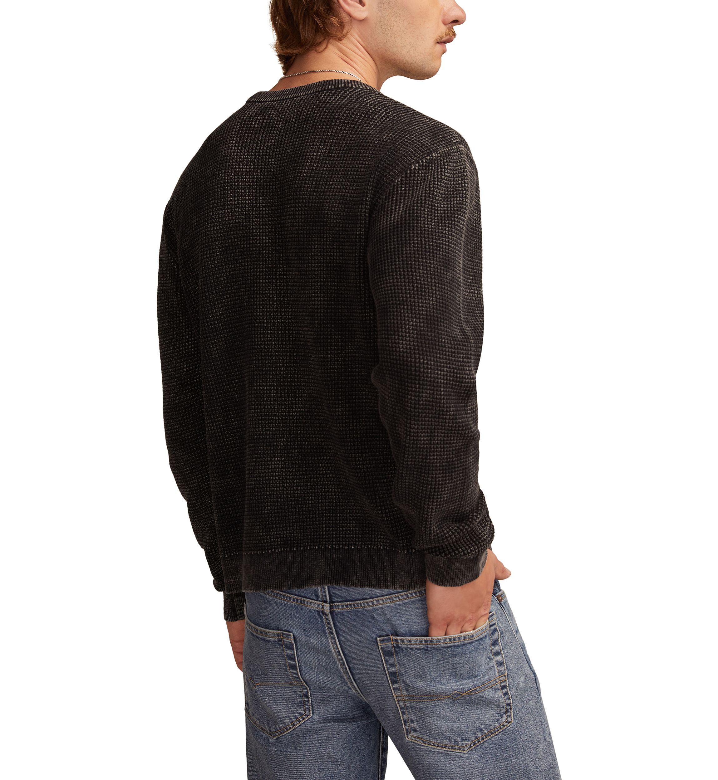 Waffle Crew Sweater