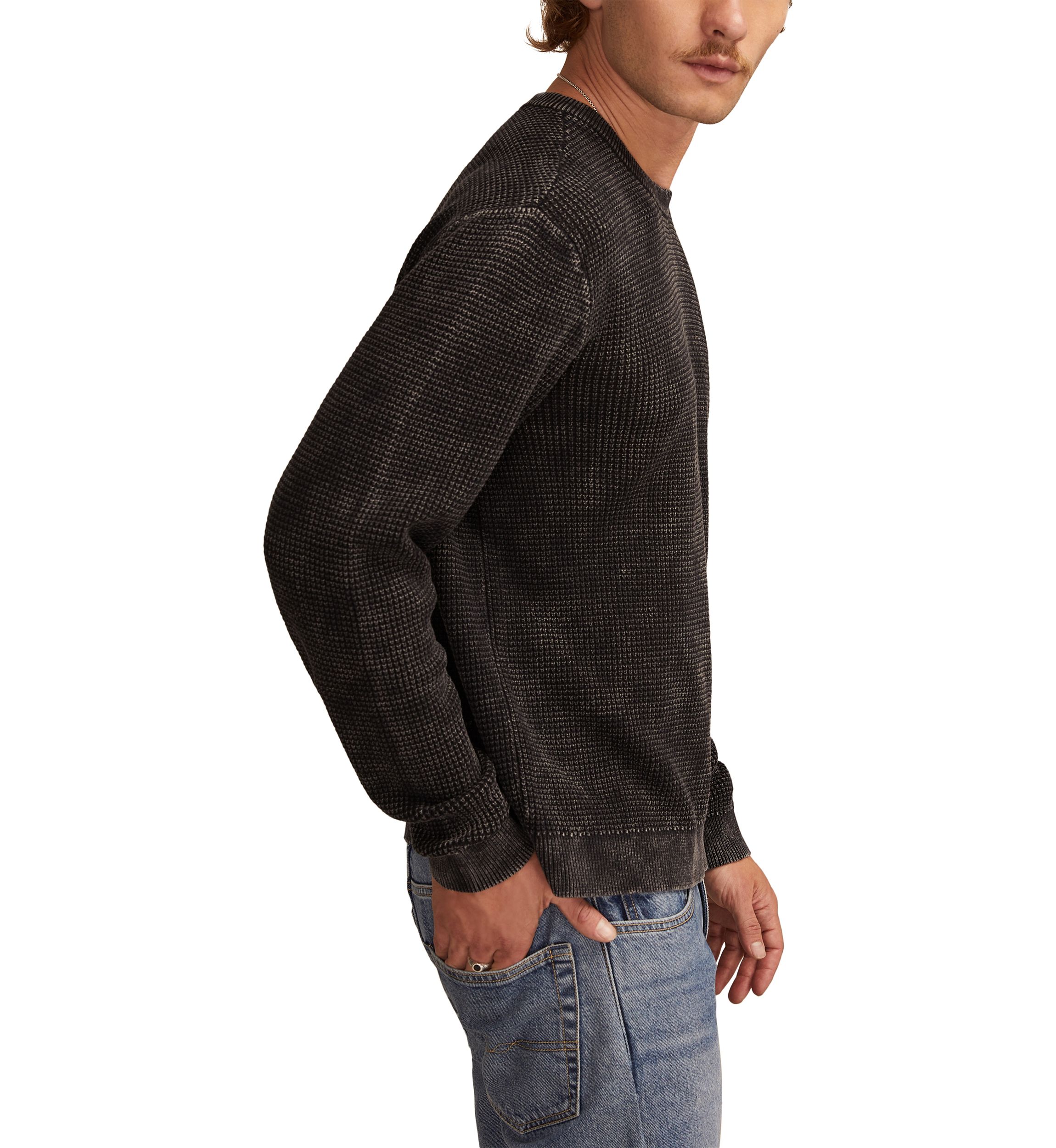 Waffle Crew Sweater