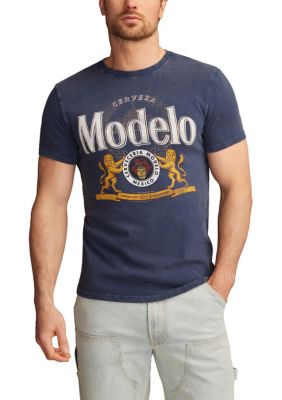 Lucky Brand Men's Big & Tall Short Sleeve Modelo Logo Graphic T-Shirt