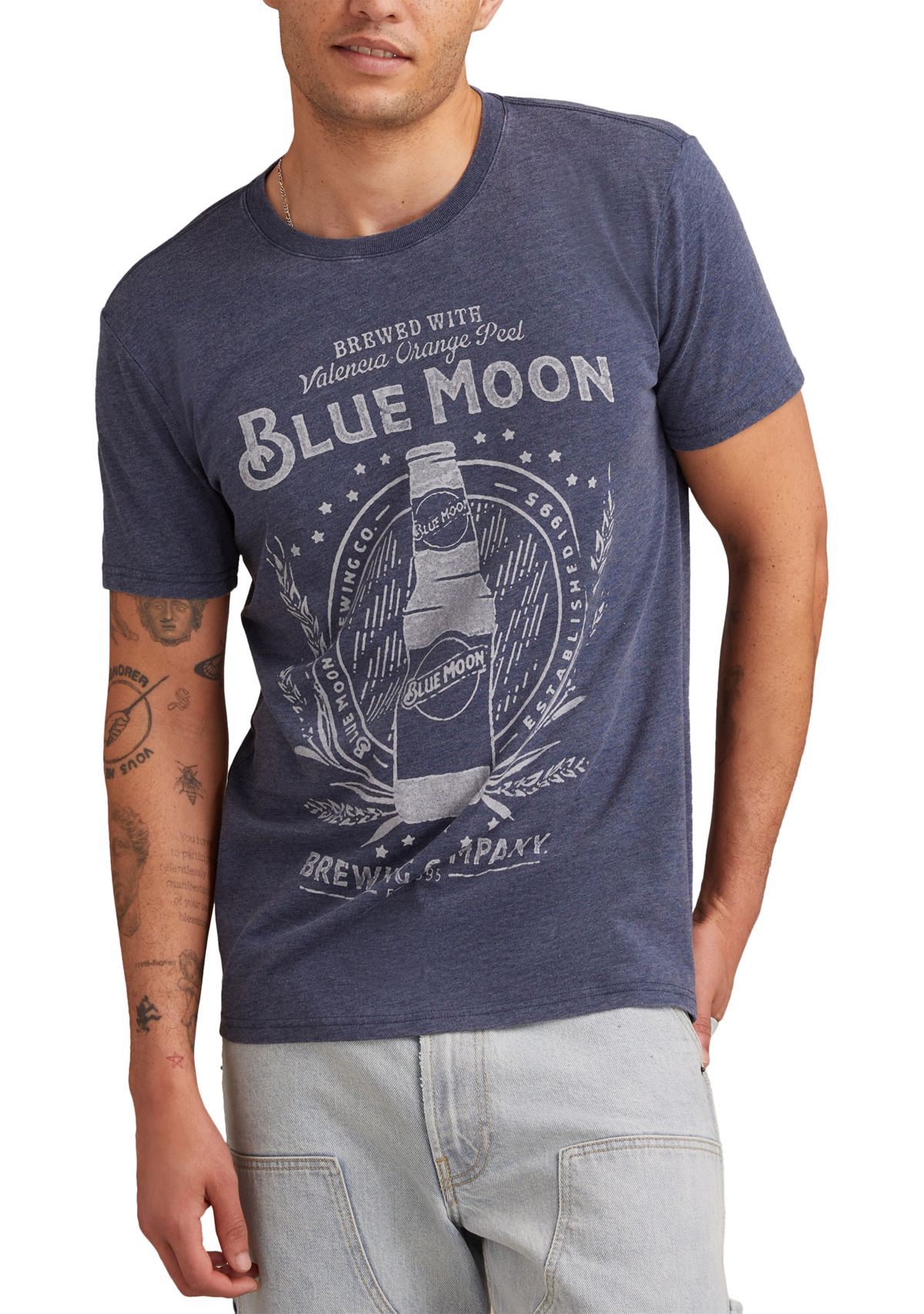 Big & Tall Blue Moon Graphic T-Shirt