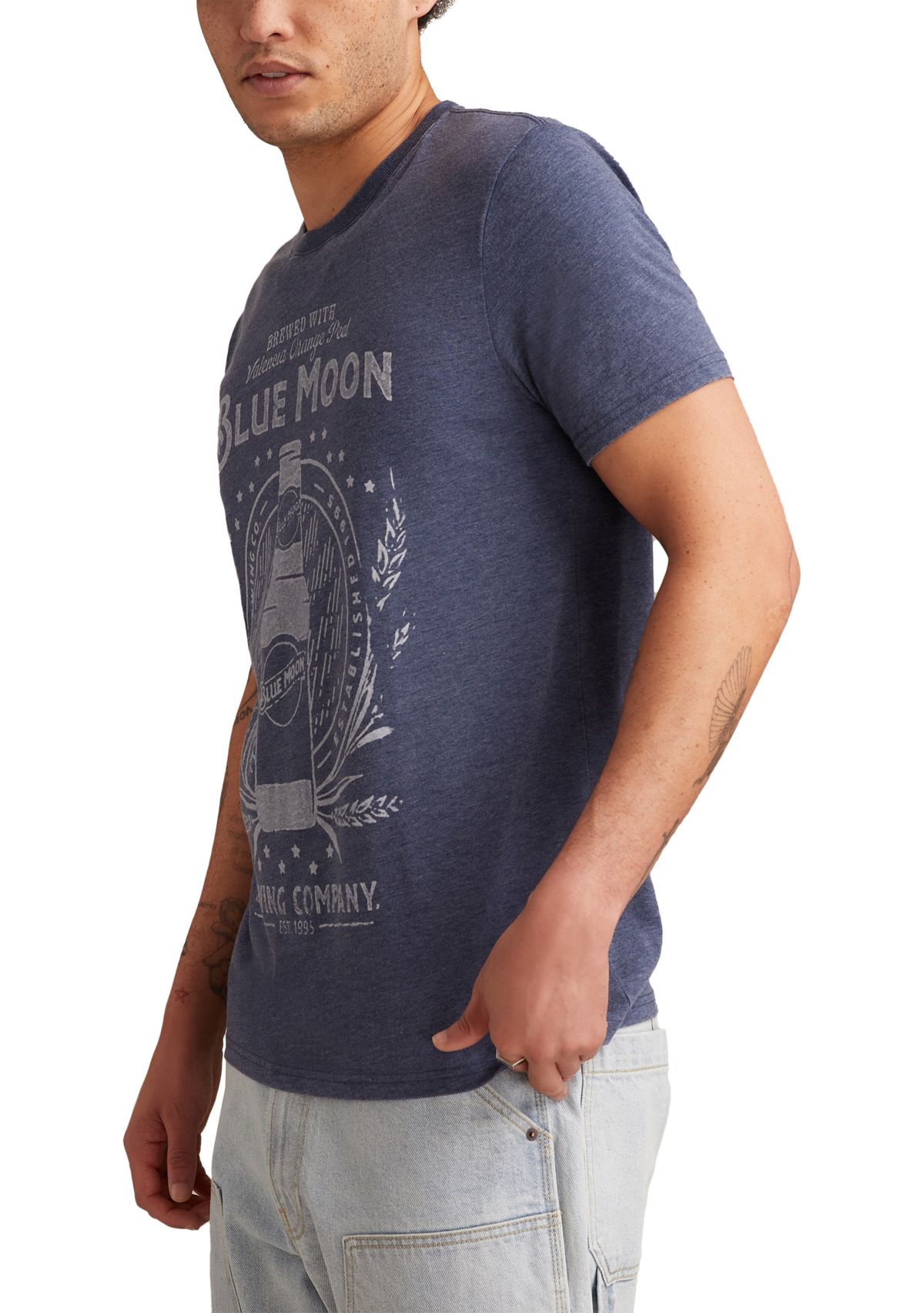 Big & Tall Blue Moon Graphic T-Shirt