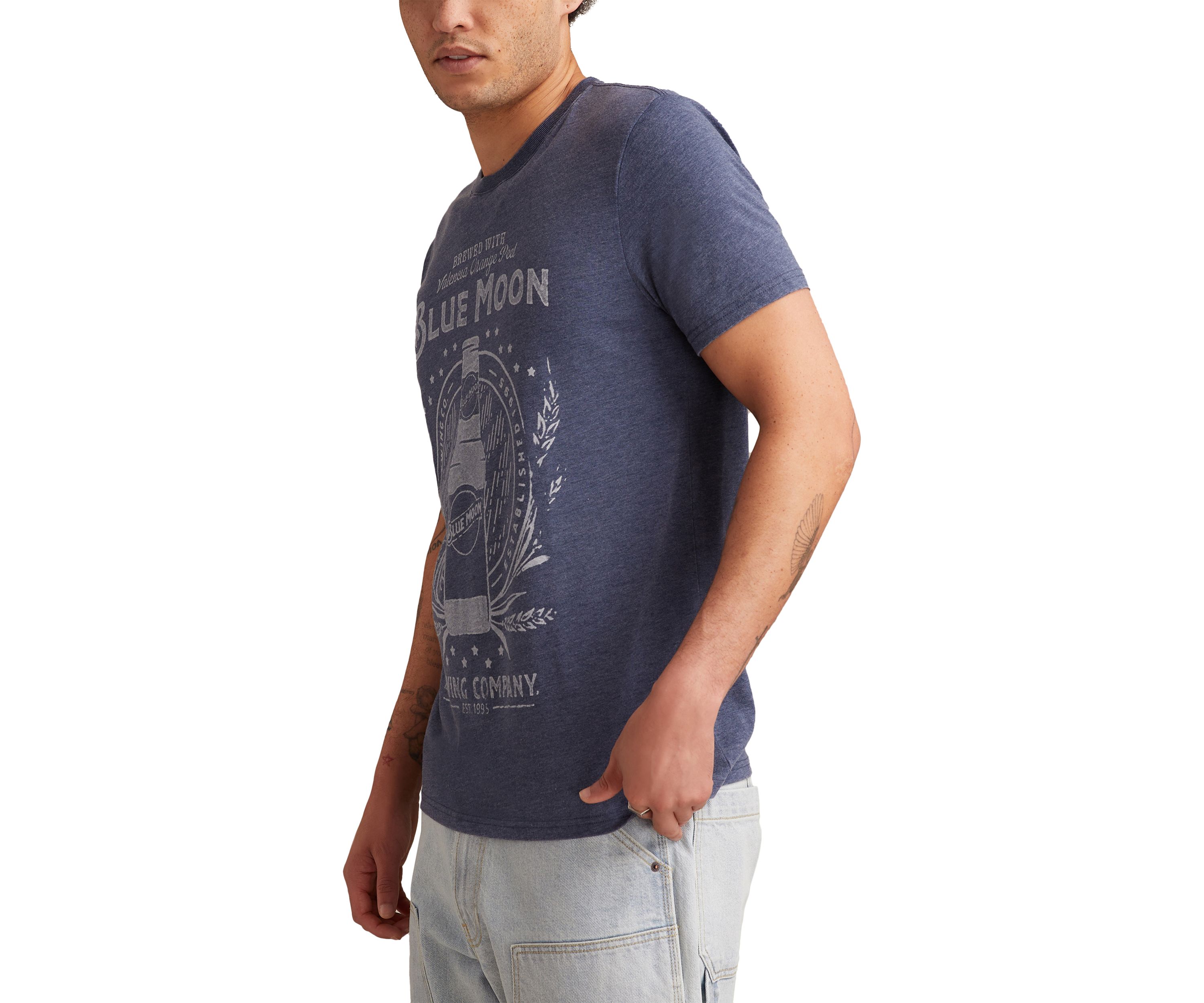 Big & Tall Blue Moon Graphic T-Shirt