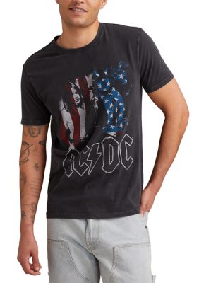 Lucky Brand Men's Big & Tall ACDC America Graphic T-Shirt
