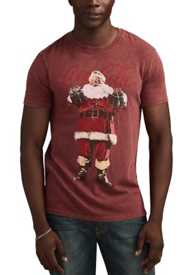 Lucky Brand Men's Coke Santa T-Shirt