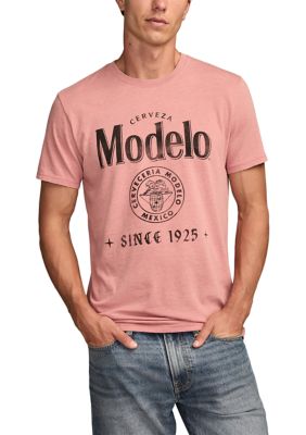 Lucky Brand Men's Short Sleeve Modelo Logo T-Shirt