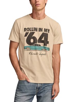 Lucky Brand Mens Short Sleeve 64 Chevy Impala TShirt