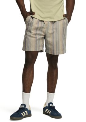 Lucky Brand Men's Linen Striped Shorts
