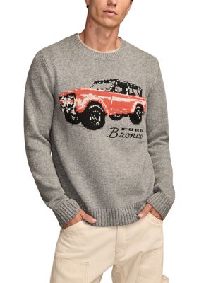 Lucky Brand Men's Bronco Graphic Sweater
