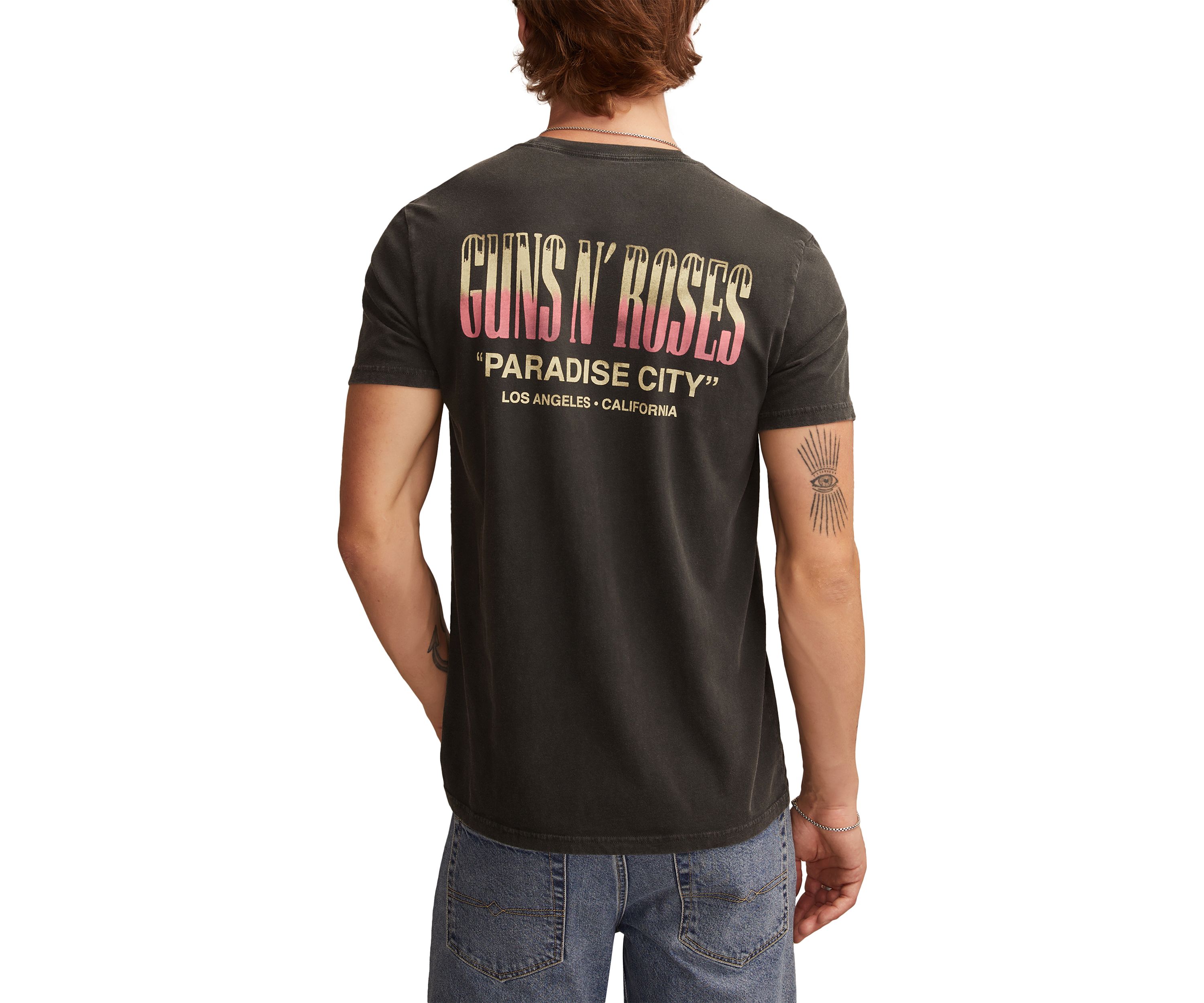 Guns N Roses Cross Graphic T-Shirt 